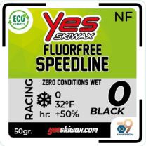 Yeswax Speedline Fluor Free Racing paraffin Black, 0, 50gr