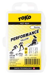 TOKO Performance Hot Wax Yellow +10°...-4°C, 40g