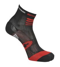 Spring Socks, Black/Red