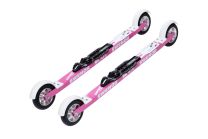 Swenor Aluminium Skate Pink rollerskis + Rottefella Rollerski Skate bindings
