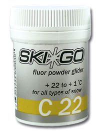 Ski-Go C22 Powder Yellow (PFOA-free) +22...+1°C, 30g