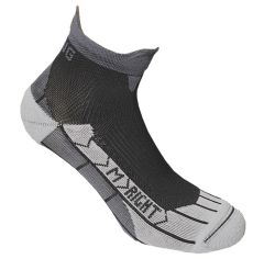 Spring Invisible Short Socks, Black/Grey